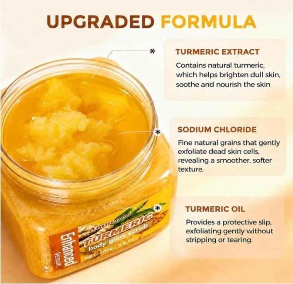 Turmeric Body Glow Scrub - Picture 5 of 9